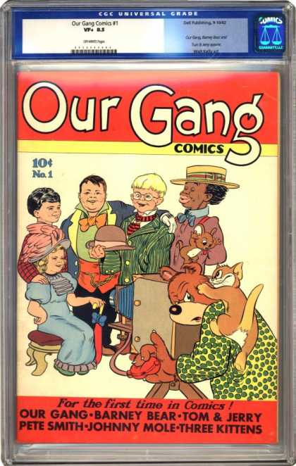 CGC Graded Comics - Our Gang Comics #1 (CGC) - No 1 - Our Gang Comics - Barney Bear - Tom U0026 Jerry - Pete Smith
