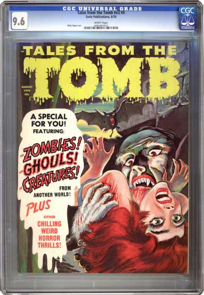 CGC Graded Comics - Tales From The Tomb #v2 #4 (CGC) - Zombies - Ghouls - Creatures - Chilling - Thrills