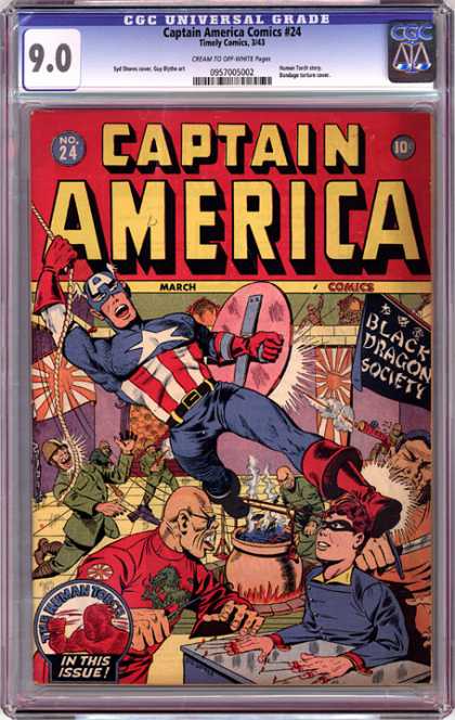 CGC Graded Comics - Captain America Comics #24 (CGC)