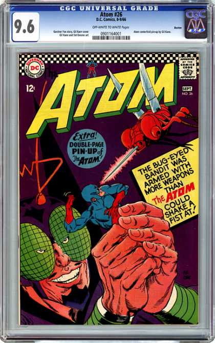 CGC Graded Comics - Atom #26 (CGC) - Atom - 12 Cents - September - Dc - The Aram