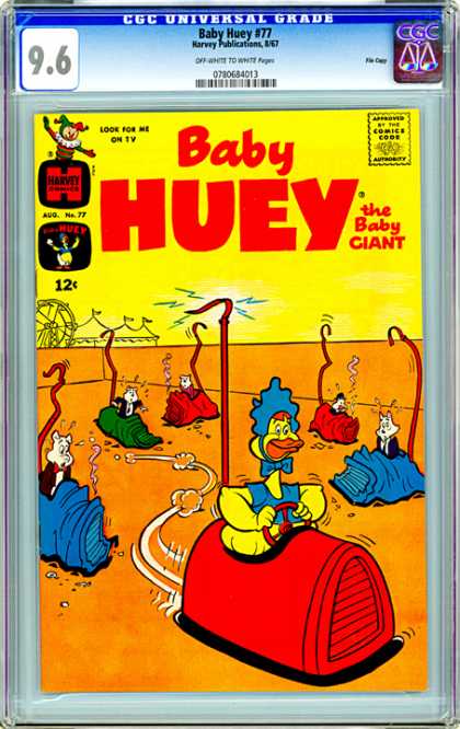 CGC Graded Comics - Baby Huey #77 (CGC) - Baby Huey - Harvey Comics - Bumper Cars - Baby Giant - Ferris Wheel