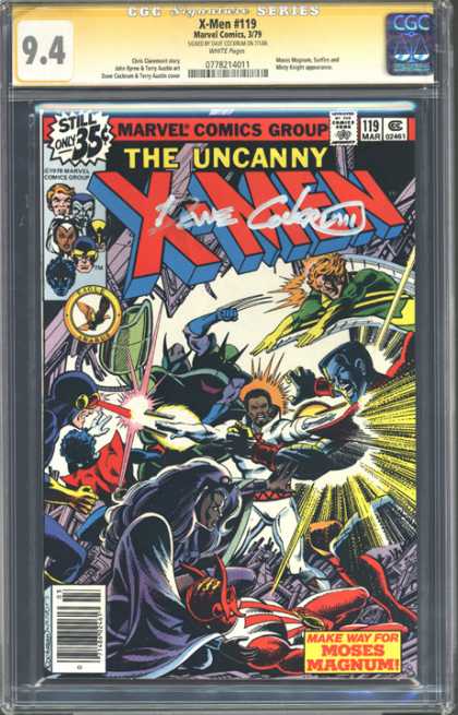 CGC Graded Comics - X-Men #119 (CGC) - Marvel Comics Group - The Uncanny - X-men - Make Way For Moses Magnum - Approved By Comics Code Authority