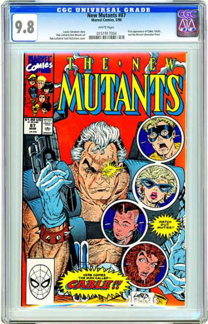 CGC Graded Comics - New Mutants #87 (CGC)