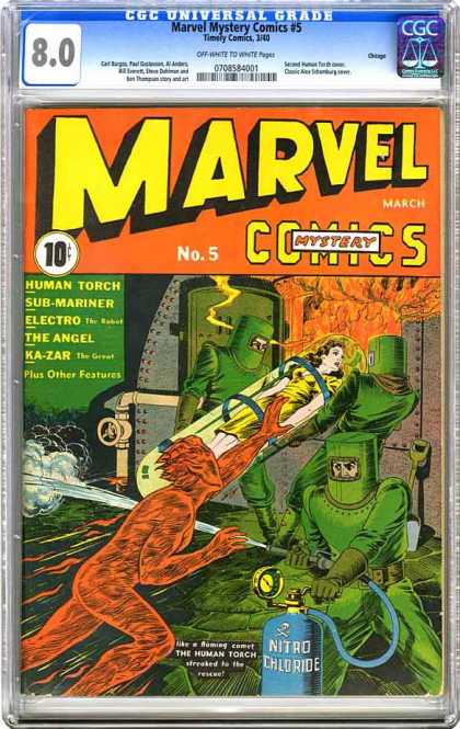 CGC Graded Comics - Marvel Mystery Comics #5 (CGC)