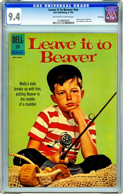 CGC Graded Comics - Leave it to Beaver #nn (CGC) - Leave It To Beaver - Dell - Boy - Fishing - Rode