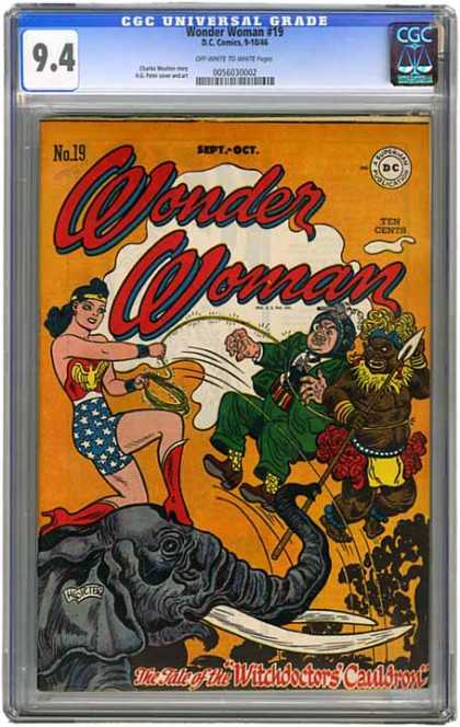 CGC Graded Comics - Wonder Woman #19 (CGC) - Cgc - Cgc Comics - Wonder Woman - Dc - Dc Comics