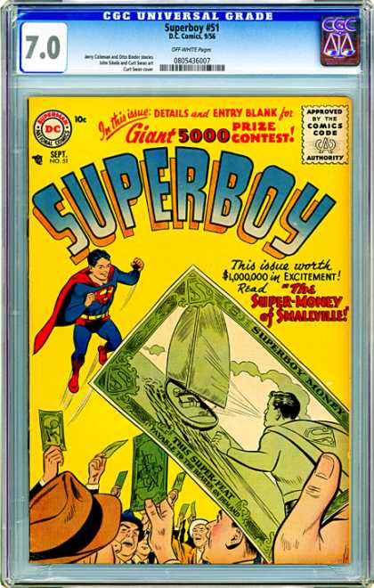 CGC Graded Comics - Superboy #51 (CGC)
