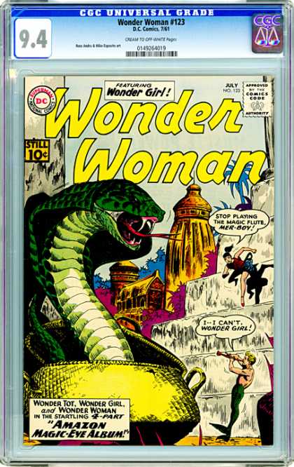 CGC Graded Comics - Wonder Woman #123 (CGC)