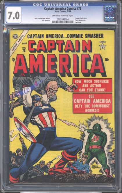 CGC Graded Comics - Captain America Comics #78 (CGC)