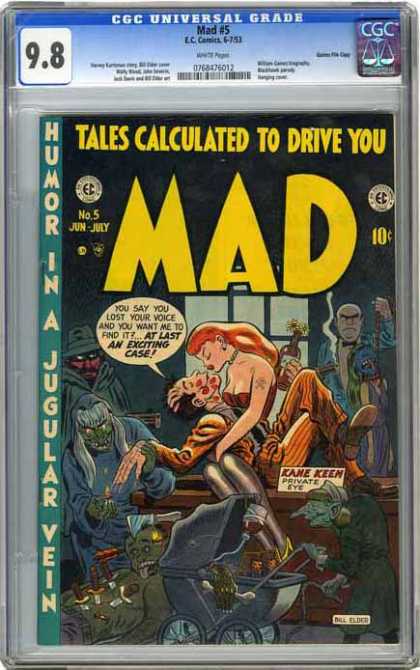 CGC Graded Comics - Mad #5 (CGC)