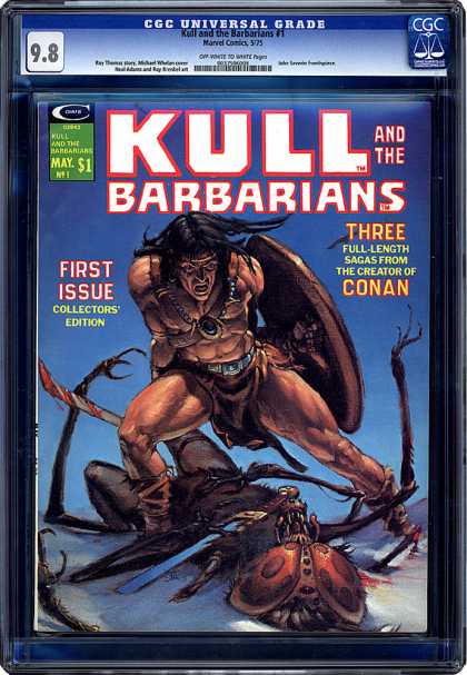CGC Graded Comics - Kull and the Barbarians #1 (CGC)