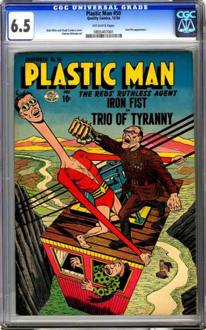 CGC Graded Comics - Plastic Man #50 (CGC) - 50 - Comic - Plastic Man - Iron Fist