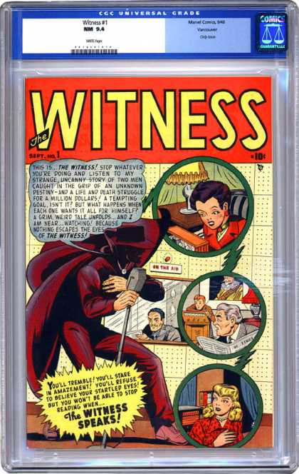 CGC Graded Comics - Witness #1 (CGC)