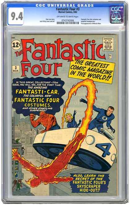 CGC Graded Comics - Fantastic Four #3 (CGC)