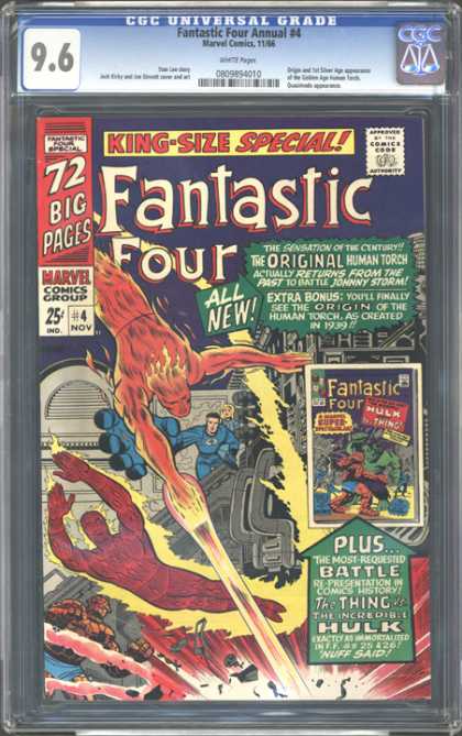 CGC Graded Comics - Fantastic Four Annual #4 (CGC)