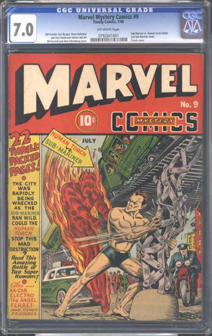 CGC Graded Comics - Marvel Mystery Comics #9 (CGC)