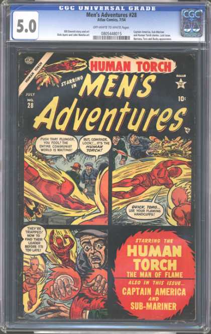 CGC Graded Comics - Men's Adventures #28 (CGC)