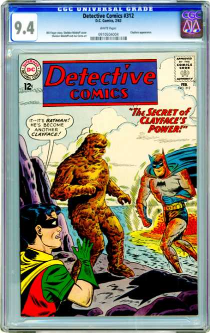 CGC Graded Comics - Detective Comics #312 (CGC) - Dc Comics - Detective - Batman - Clayface - Robin