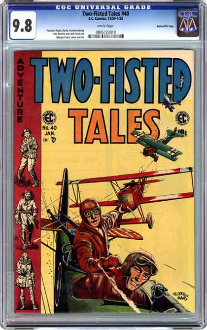 CGC Graded Comics - Two-Fisted Tales #40 (CGC) - Two Fisted Tales - Adventure - Cgc Universal Grade - No 40 January - Ec Comics