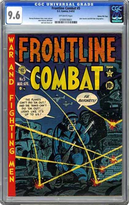 CGC Graded Comics - Frontline Combat #5 (CGC)