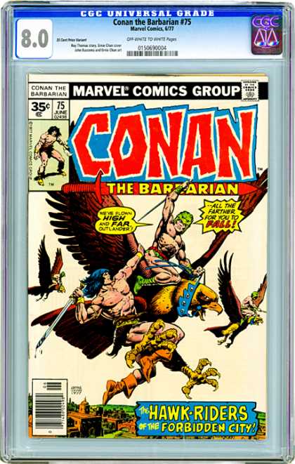 CGC Graded Comics - Conan the Barbarian #75 (CGC)