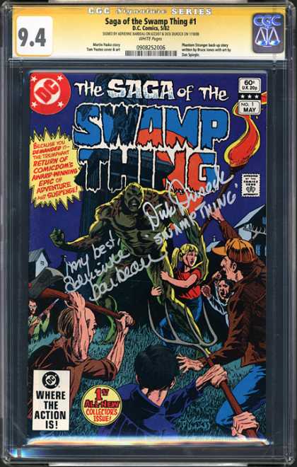 CGC Graded Comics - Saga of the Swamp Thing #1 (CGC)