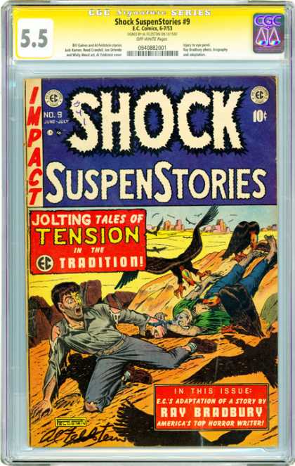 CGC Graded Comics - Shock SuspenStories #9 (CGC)