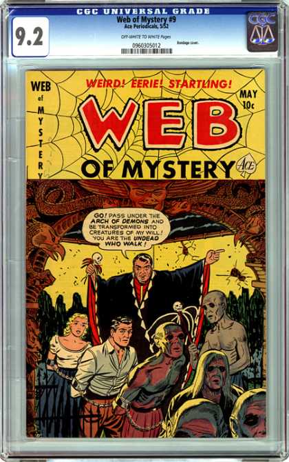CGC Graded Comics - Web of Mystery #9 (CGC)