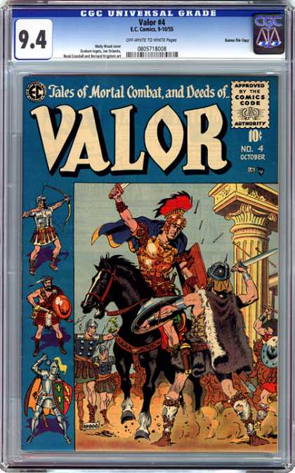 CGC Graded Comics - Valor #4 (CGC)