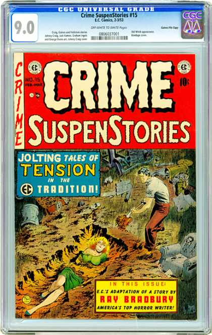 CGC Graded Comics - Crime SuspenStories #15 (CGC)