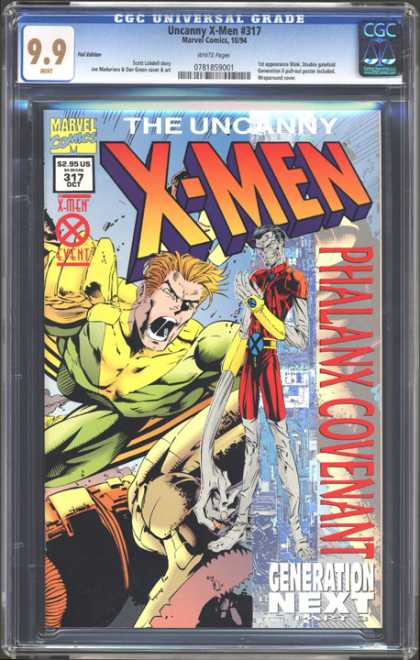 CGC Graded Comics - Uncanny X-Men #319 (CGC) - Generation Next - The Uncanny - Marvel - Phalnax Covenant - Event