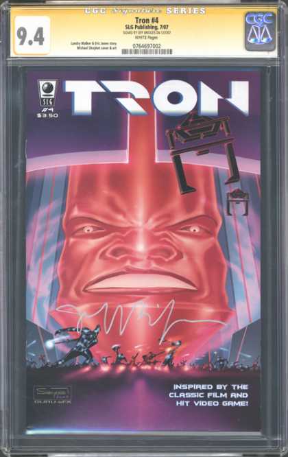 CGC Graded Comics - Tron #4 (CGC) - Tron - Classic Film - Video Game - Face - Nostrils