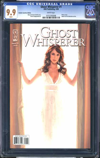 CGC Graded Comics - Ghost Whisperer #1 (CGC) - Babe - Woman - Brunette - Cleavage - Ghost Whiperer