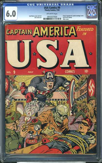CGC Graded Comics - USA Comics #9 (CGC)