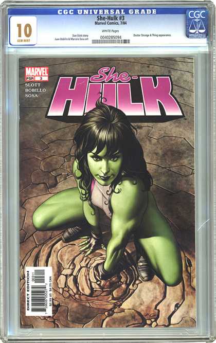CGC Graded Comics - She-Hulk #3 (CGC)