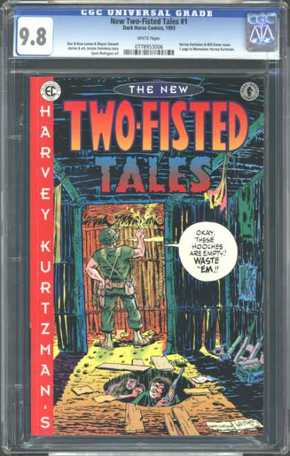 CGC Graded Comics - New Two-Fisted Tales #1 (CGC) - Two-fisted Tales - Hooches - Harvey Kurtz - Soldier - 1993