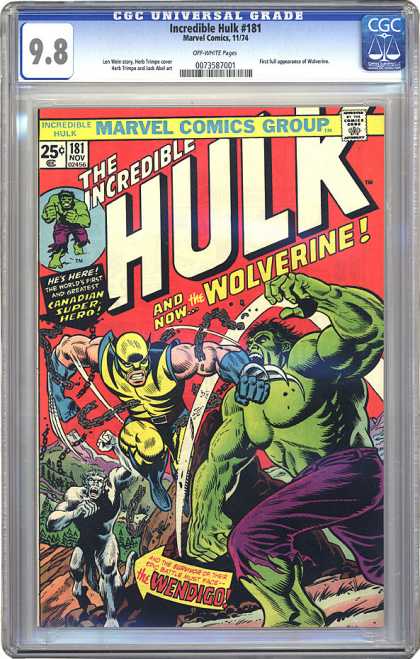 CGC Graded Comics - Incredible Hulk #181 (CGC)