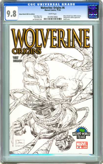 CGC Graded Comics - Wolverine: Origins #6 (CGC) - Wolverine - Wizard World Texas - Superhero - Mutant - Marvel