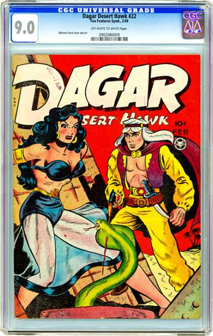 CGC Graded Comics - Dagar Desert Hawk #22 (CGC)