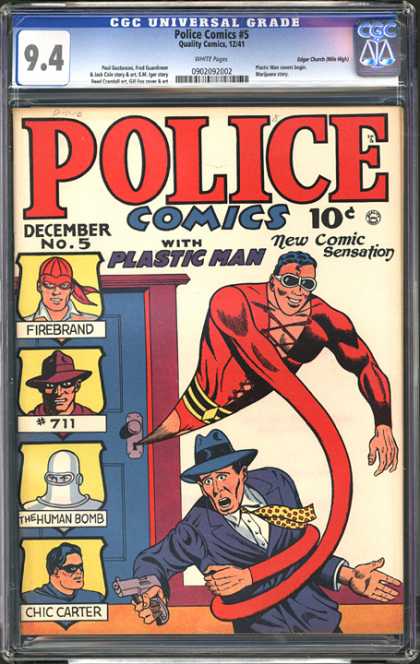 CGC Graded Comics - Police Comics #5 (CGC)