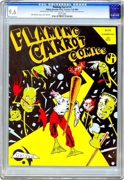 CGC Graded Comics - Flaming Carrot #1 (CGC)