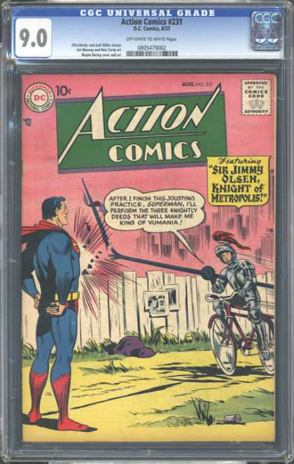 CGC Graded Comics - Action Comics #231 (CGC)