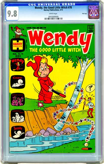 CGC Graded Comics - Wendy, the Good Little Witch #78 (CGC) - Wendy - Good Little Witch - Harvey Comics - Golf - Casper