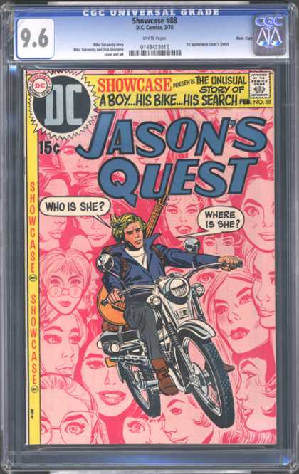 CGC Graded Comics - Showcase #88 (CGC) - Jasons Quest - Bike - Guitar - The Unusual Story Of A Boy His Bike His Search - Showcase