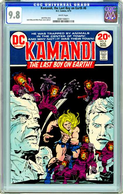 CGC Graded Comics - Kamandi, the Last Boy on Earth #8 (CGC)