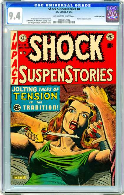 CGC Graded Comics - Shock SuspenStories #8 (CGC)