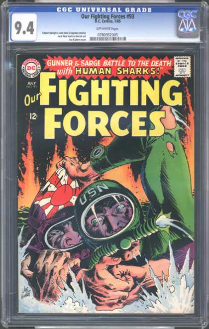 CGC Graded Comics - Our Fighting Forces #93 (CGC)