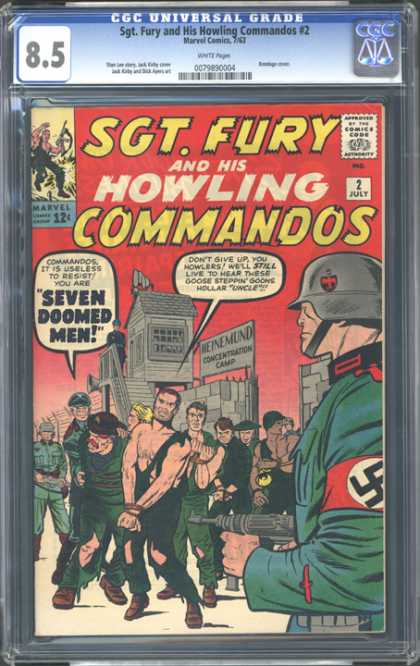 CGC Graded Comics - Sgt. Fury and His Howling Commandos #2 (CGC) - Nazi - Prisoners
