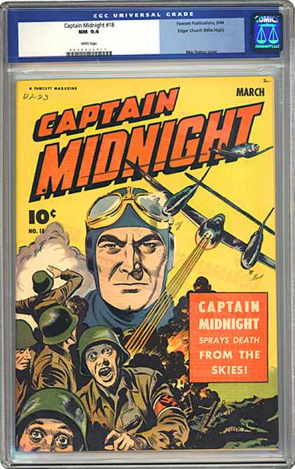 CGC Graded Comics - Captain Midnight #18 (CGC)