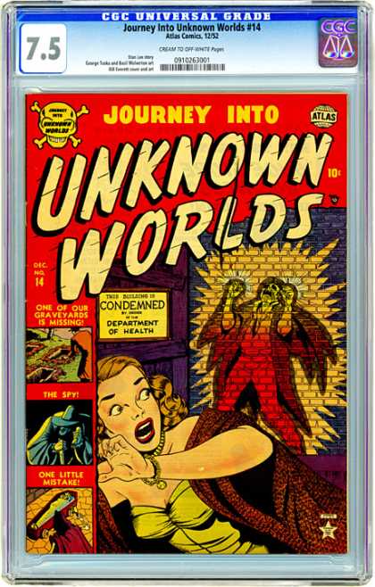 CGC Graded Comics - Journey Into Unknown Worlds #14 (CGC)